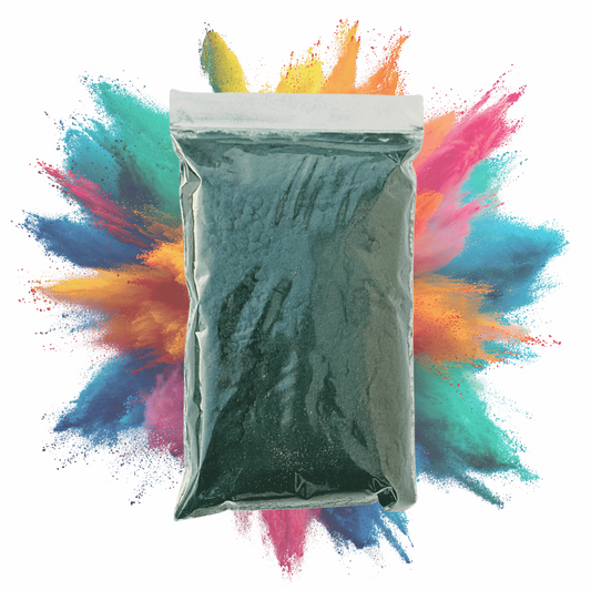 Flocking vezels Donkergroen