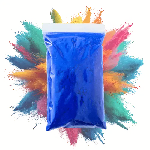 Flock poeder vezels Electric Blue