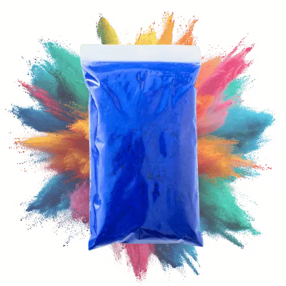Flock poeder vezels Electric Blue
