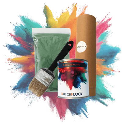 Flocking Set Donkergroen