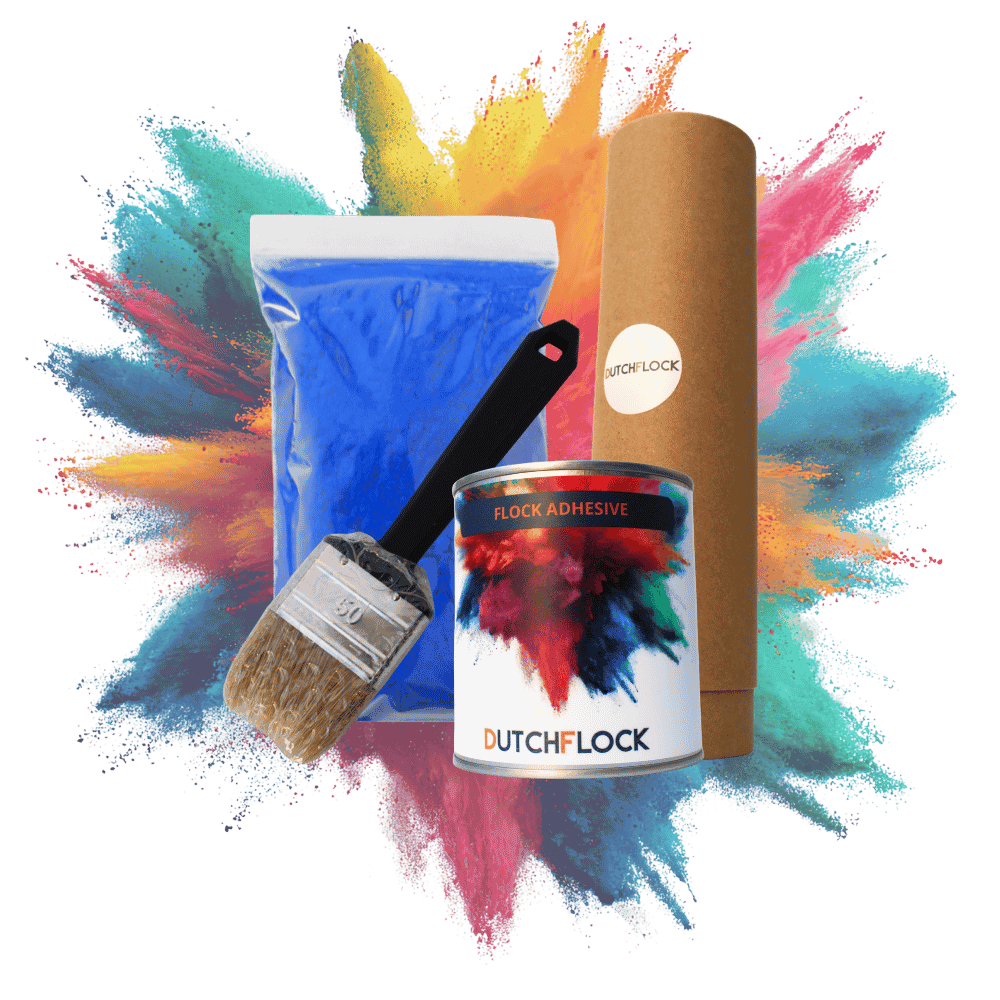 Flocking Set Electric Blauw