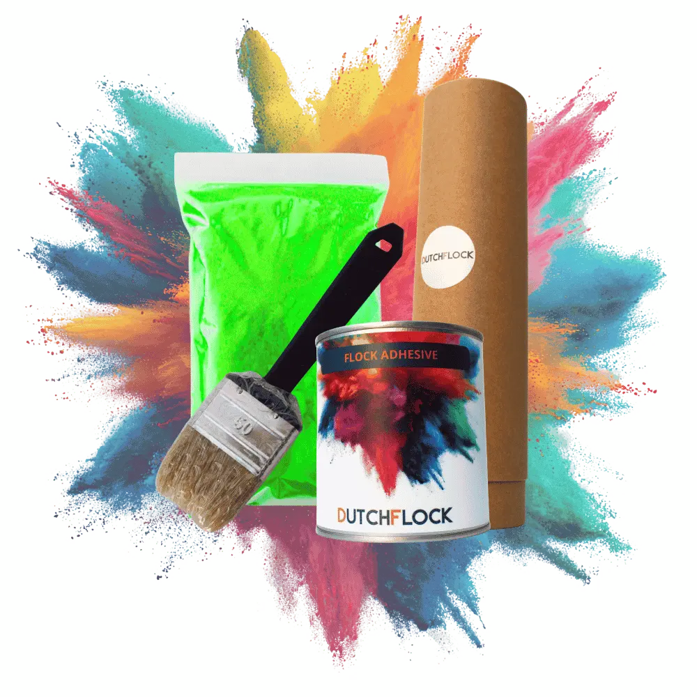 Flocking Set Neon Groen