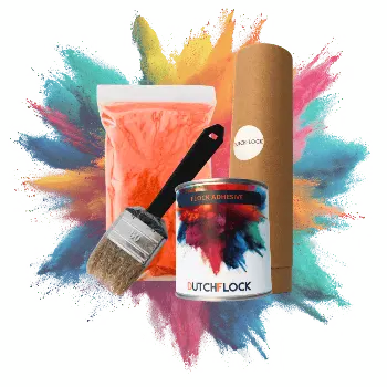 Flock Set Neon Oranje