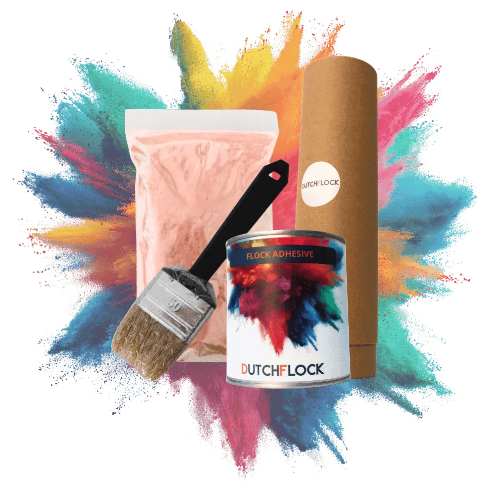 Flock Set Rose