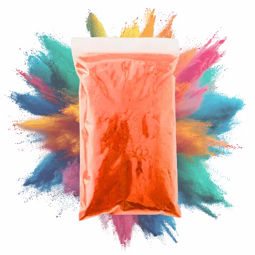 Flock poeder vezels Neon Oranje