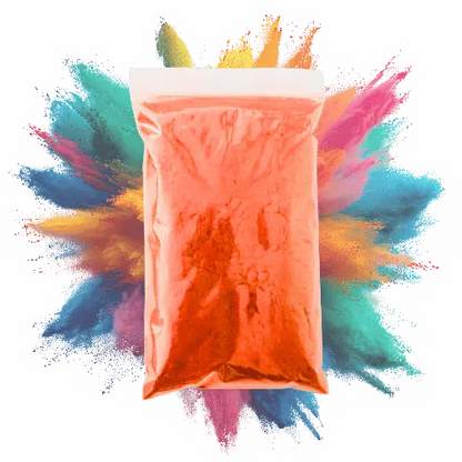 Flock poeder vezels Neon Oranje