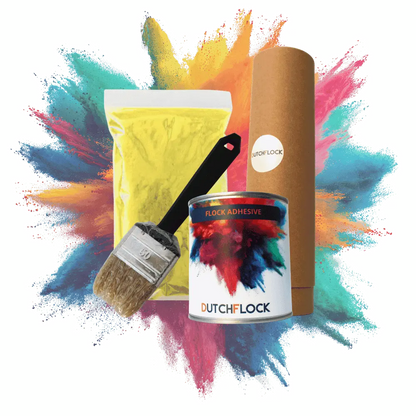 Flocking Set Geel